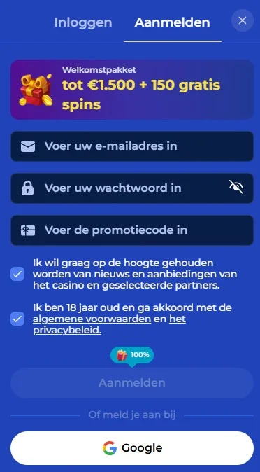 Carlospin Casino Registratie en KYC